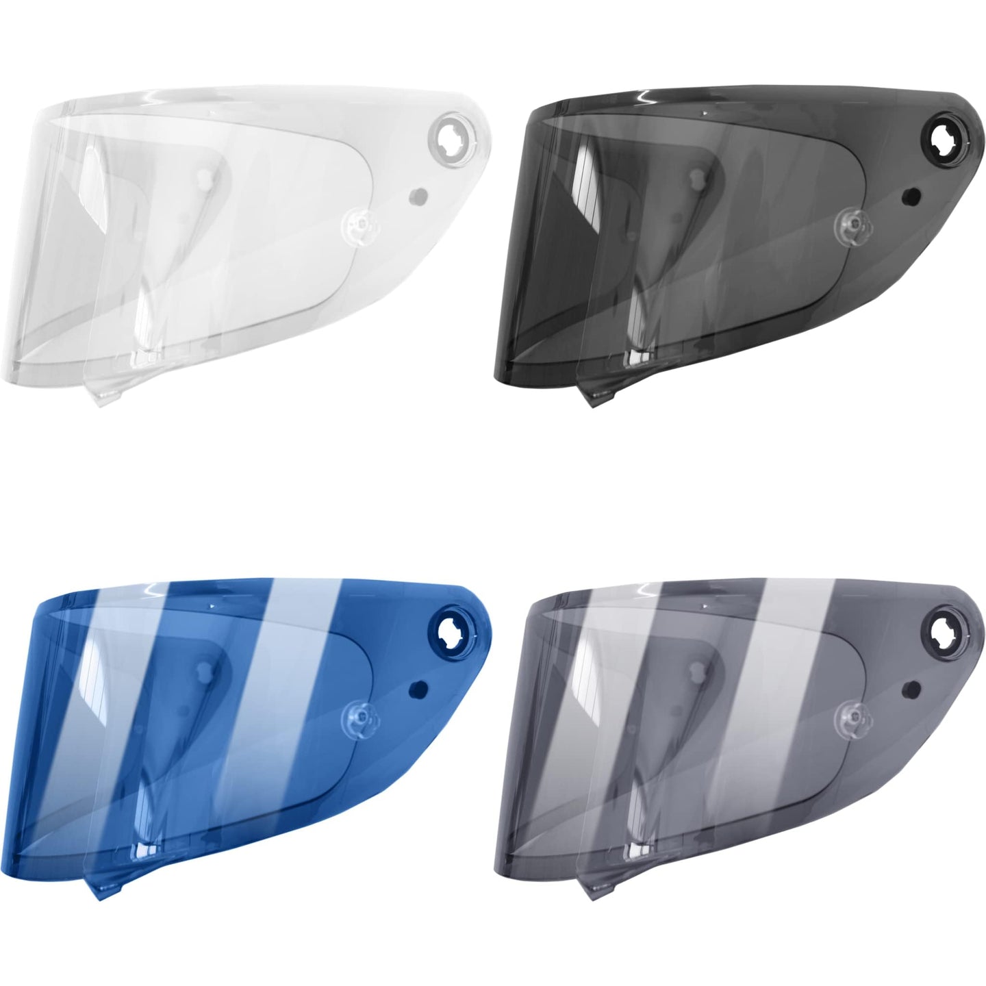 HJC Visor HJ35 Silver Mirrored