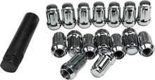 Load image into Gallery viewer, ITP Lug Nuts - 12mm, Splined Tapered with Key - Chrome ALUG20BX (1)