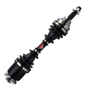 Rugged Front Left Performance Axle for (1998-2001) Arctic Cat 250/300/400/500, Stainless-Steel Clamps for High Protection & Machined Heat Treated for Longer Life Span OEM: 0402-249, 0402-779