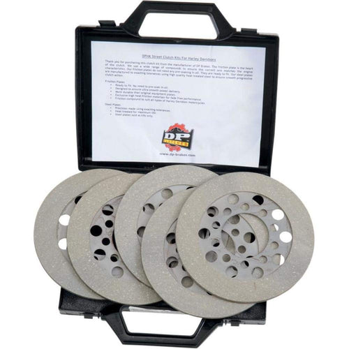 DP Brakes Clutch Friction Plates Fiber for Harley B-Twin 68-E84