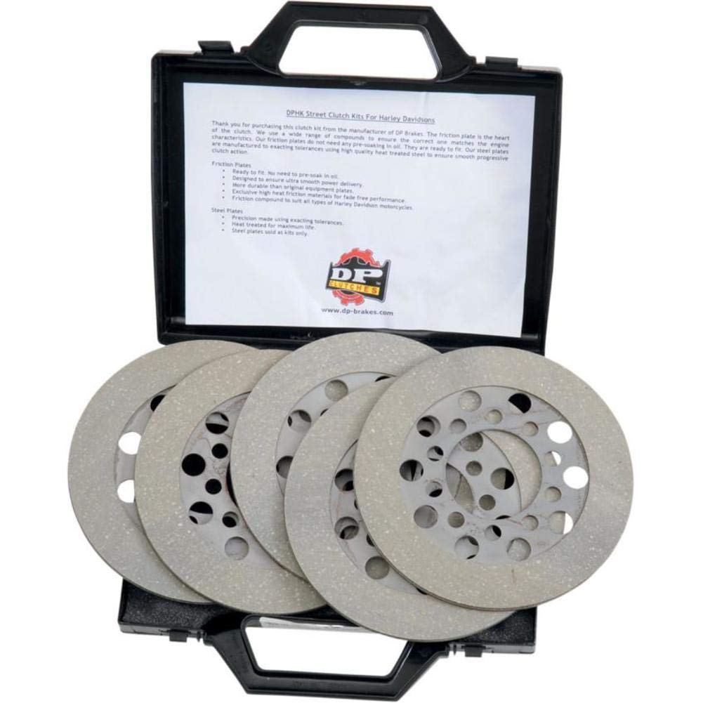 DP Brakes Clutch Friction Plates Fiber for Harley B-Twin 68-E84