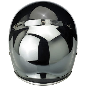 Biltwell Bubble Shield Chrome Mirror - Anti-fog, Scratch Resistant, UV/A UV/B Resistant