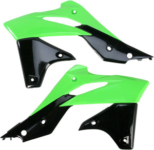 Acerbis - 13-16 Kawasaki KX250F Radiator Shroud - Green/Black (2314161089)