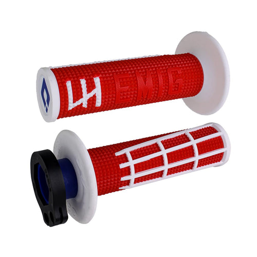 (Odi) Emig 2.0 - V2 Lock-On Grips Red/White