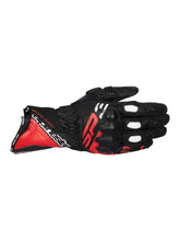 Load image into Gallery viewer, Alpinestars SP-3 Gloves, Premium Leather, Improved Flexibility and Control, Touch Screen Compatible S, Black/Clear/Red/White