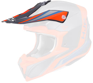 HJC i50 Flux Helmet Replacement Visor/Peak Orange