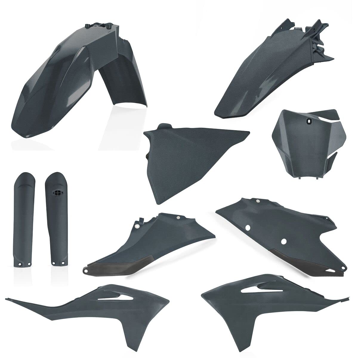 Acerbis - 21-23 GasGas MC125/250F/450F/ EX300/250F/350F/450F Full Plastic Kit - Gray Metal (2872797297)