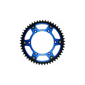 Supersprox Stealth Rear Sprocket (51T) (Blue) Compatible With 99-19 YAMAHA YZ250