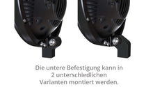 Load image into Gallery viewer, HIGHSIDER HEADLIGHT 7" ADAPTIVE BOTTOM MOUNT BLACK EACH 223-257