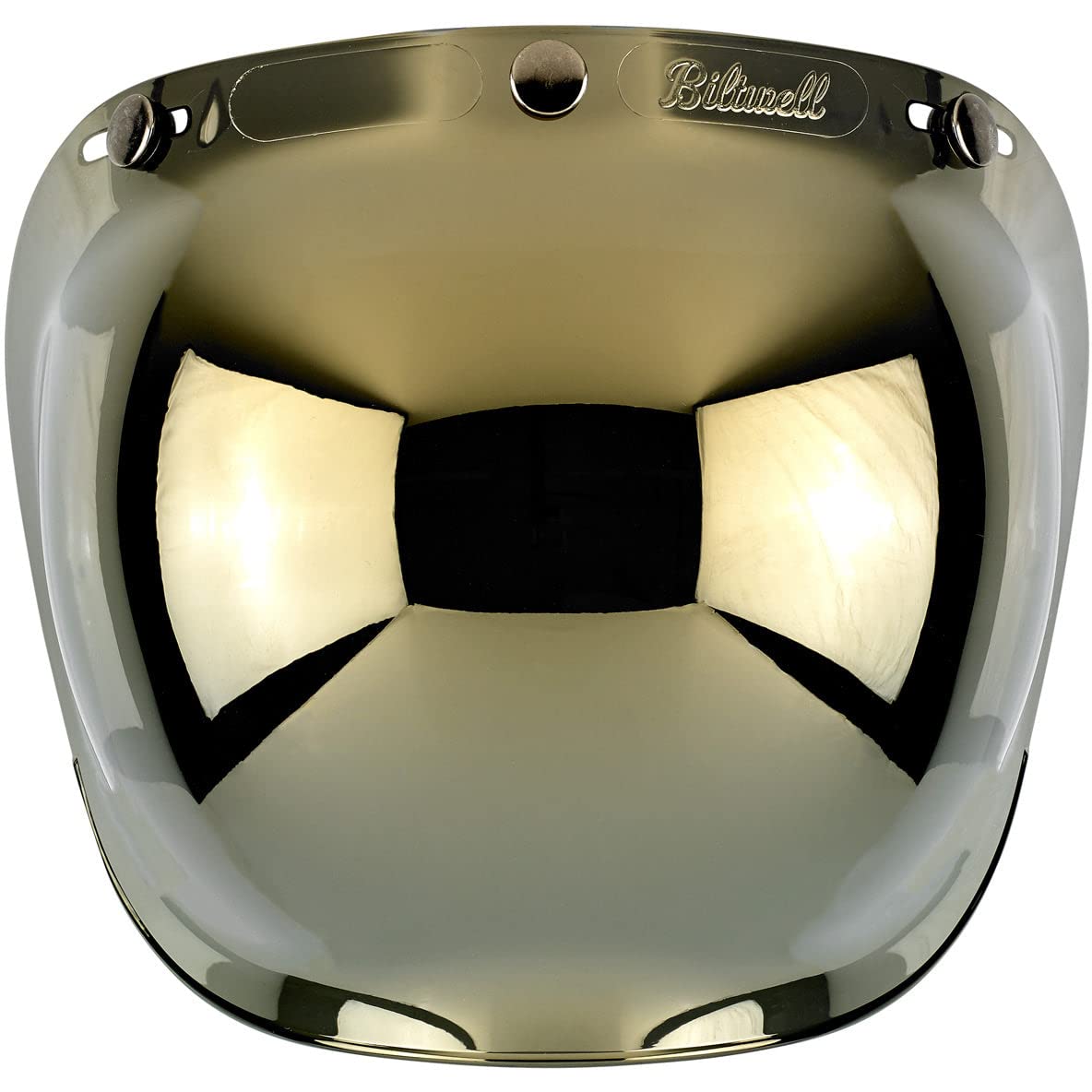 Biltwell Unisex-Adult (BS-GLD-AF-SD) Bubble Shield-Gold Mirror-Anti-Fog, One Size
