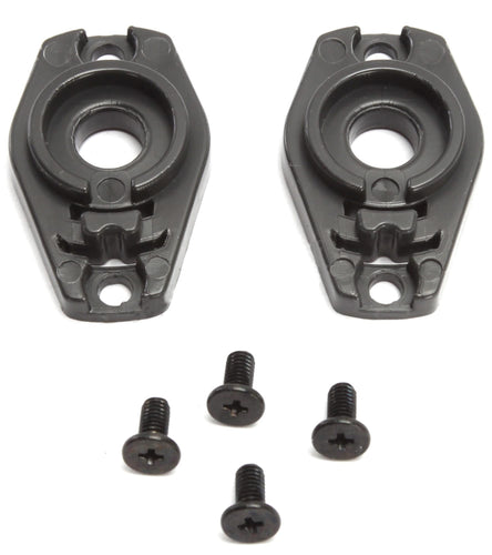 HJC DS-X1 Helmet Shield Pivot Base Gear Plate Kit Black