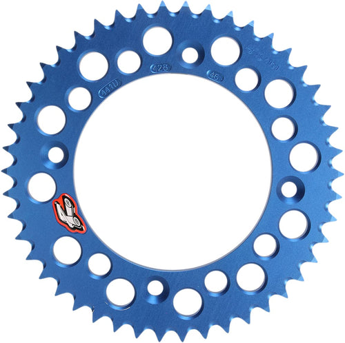 Renthal - 21-23 Husqvarna TC 85 Rear Grooved Sprocket - Blue 428-46P Teeth (441U-428-46GPBU)