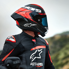 Load image into Gallery viewer, ALPINESTARS (ROAD) S-R10 ELEMENT HELMET CARB/R/W S 8200324-1363-S
