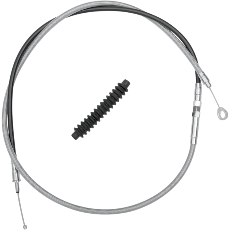 DRAG SPECIALTIES S/STEEL 66-11/16 FL HE CLUTCH CABLE 5322404HE