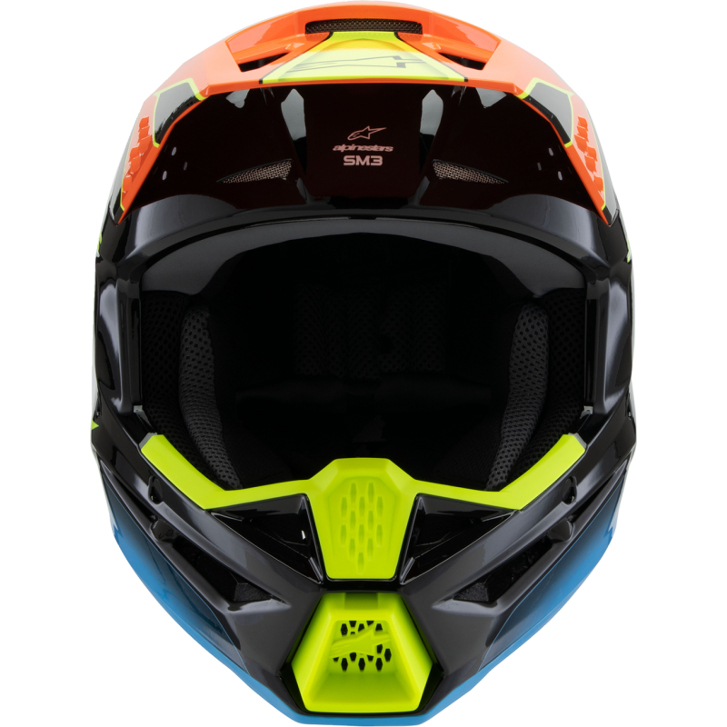 ALPINESTARS HELMET SM3 YTH FRAY B/O/Y M ECE06 8301725-1455-YM