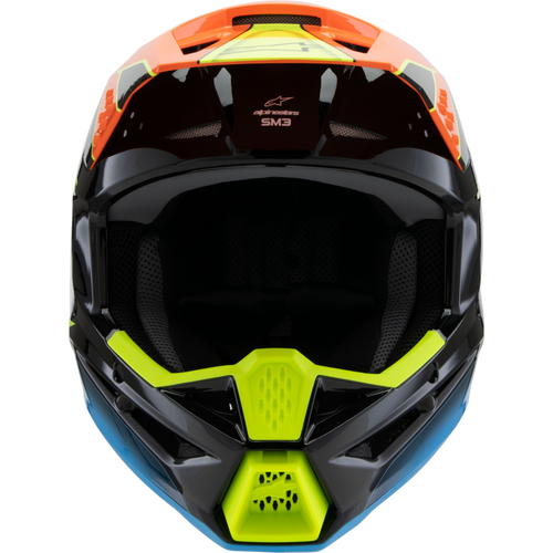 ALPINESTARS HELMET SM3 YTH FRAY B/O/Y L ECE06 8301725-1455-YL