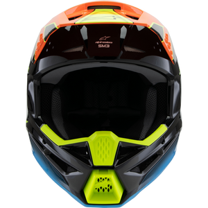ALPINESTARS HELMET SM3 YTH FRAY B/O/Y L ECE06 8301725-1455-YL