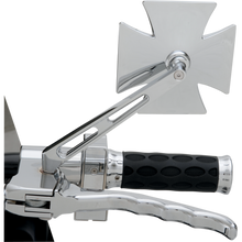 Load image into Gallery viewer, DRAG SPECIALTIES MALTESE DIE CAST MIRROR AIR GLIDE STEM E 1901-6009 - Motomike Canada