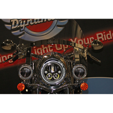 Load image into Gallery viewer, CUSTOM DYNAMICS HEADLIGHT 7" CHIEFTN BLK CDTB-7-IF-B