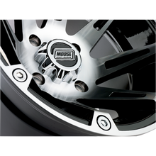 Load image into Gallery viewer, MOOSE UTILITY DIVISION TYPE 387X 12X7 4/156 4+3 MACHINED W/BLK 387MO127156BW4