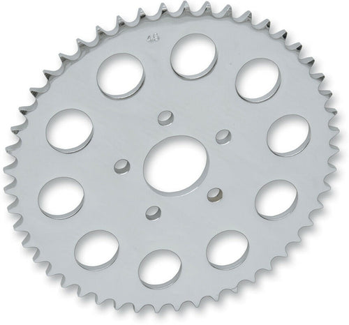 DRAG SPECIALTIES 00-19 48T CHR REAR SPROCKET (FLAT) 1210-0364