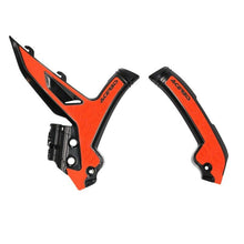 Load image into Gallery viewer, Acerbis - 23+ KTM EXC-F/SX/SX-F/XC/XC-F/XC-W/XCF-W Frame Guards- X-Grip - Black/16 Orange (2975045229)