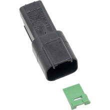 Load image into Gallery viewer, NAMZ DEUTSCH BLACK 2 PIN CONNECTOR EA DR-2B