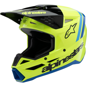 ALPINESTARS HELMET SM3 YTH RADIUM Y/B/BL M ECE06 8301925-5017-YM