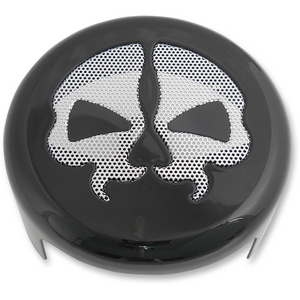 DRAG SPECIALTIES 91-19 BT/XL COVER HORN SP SKL BLK 76705SB4