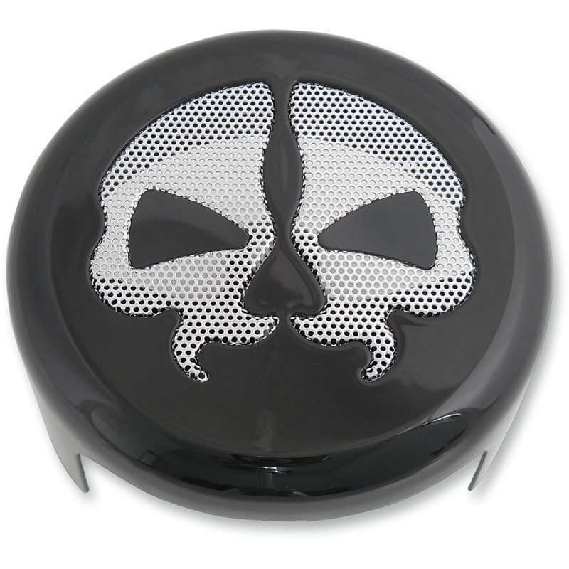 DRAG SPECIALTIES 91-19 BT/XL COVER HORN SP SKL BLK 76705SB4