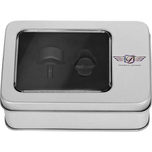 Load image into Gallery viewer, FIGURATI DESIGNS SEAT SCREW BLACK WITH 3M FIGURATI DESIGNS LOGO INSERT FD01-SEAT_SCREW-BLK