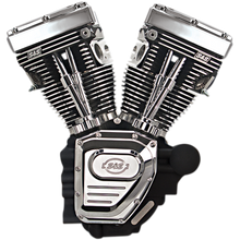 Load image into Gallery viewer, S&amp;S CYCLE ENGINE T124LC BLK 07-16 310-0401A