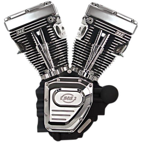 S&S CYCLE ENGINE T124LC BLK 07-16 310-0401A