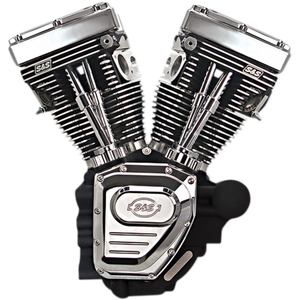 S&S CYCLE ENGINE T124LC BLK 07-16 310-0401A