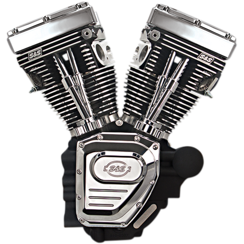 S&S CYCLE ENGINE T124LC BLK 07-16 310-0401A