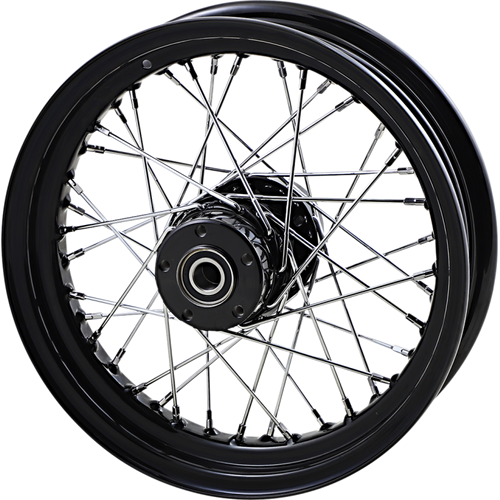 DRAG SPECIALTIES WHEEL 16X3R BLK 02-07FLT 64350AB