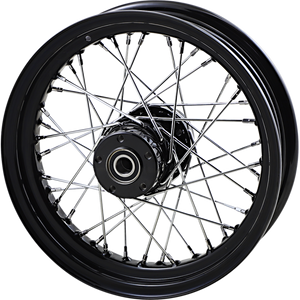 DRAG SPECIALTIES WHEEL 16X3R BLK 02-07FLT 64350AB