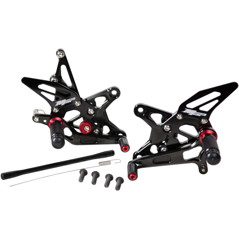 HOT BODIES REAR SET MGP HONDA CBR250R/300R BLACK 41102-2500