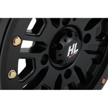 Load image into Gallery viewer, HIGHLIFTER HL23 ALLOY 15X7 4/156 5+2 (+38mm) BEADLOCK MATTE BLACK W1 15HL23-1456