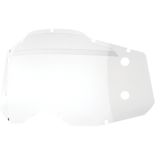 Load image into Gallery viewer, 100% RC2/AC2/ST2 FORECAST REPLACEMENT LENS - CLEAR 59099-00001