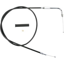 Load image into Gallery viewer, DRAG SPECIALTIES 90-95 48" BLACK THROTTLE CABLE 4331108B - Motomike Canada