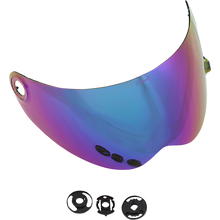 Load image into Gallery viewer, Biltwell Lane Splitter Gen 2 Shield - Rainbow Mirror
