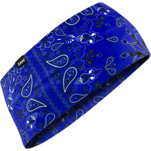 Load image into Gallery viewer, ZAN HEADGEAR HEADBAND SPFLX NVY PAISLY HBL111