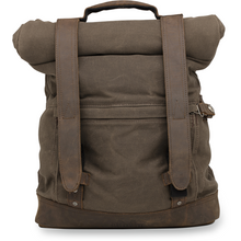 Load image into Gallery viewer, BURLY BRAND Roll Top Backpack - Dark Oak B15-1020D