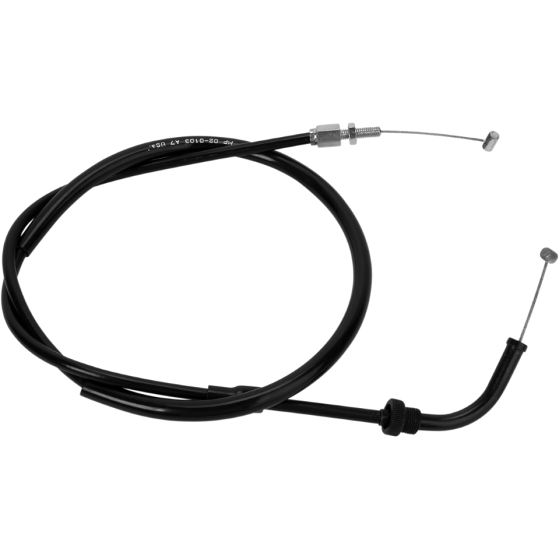 MOTION PRO THROTTLE CABLE PUSH BLACK VINYL 02-0103