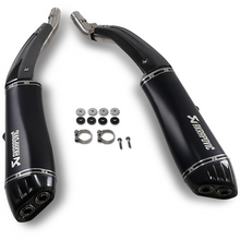 Load image into Gallery viewer, AKRAPOVIC 17-20 K1600B/GA SO TI/CF  BLACK S-B16SO3-HRAATBL