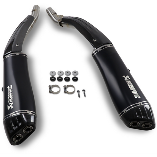 AKRAPOVIC 17-20 K1600B/GA SO TI/CF  BLACK S-B16SO3-HRAATBL