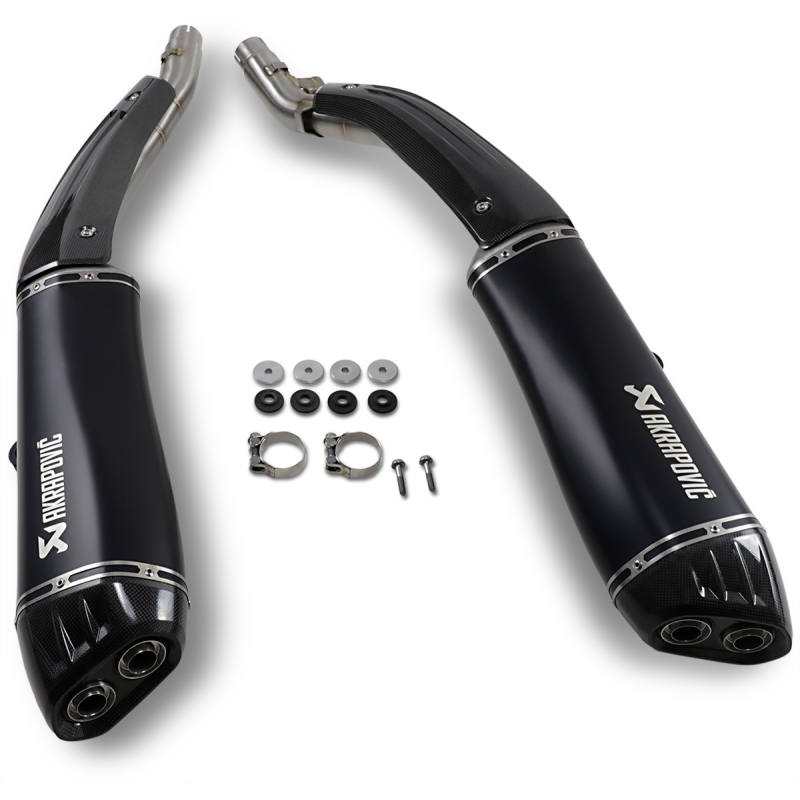 AKRAPOVIC 17-20 K1600B/GA SO TI/CF  BLACK S-B16SO3-HRAATBL