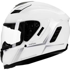 SENA STRYKER SMART HELMET FULL-FACE GLOSSY WHITE L SIZE DOT STRYKER-GW00L1