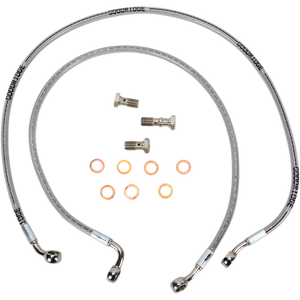GOODRIDGE 2009-15 YZF-1R FRONT BRAKE LINE KIT YA2881-2FC